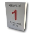 Calendario da Muro a Strappo 2026, Giornaliero 365 Giorni, A6 10x15 cm, Alta Qualità 80g, Montabile a Parete o Scrivania 2