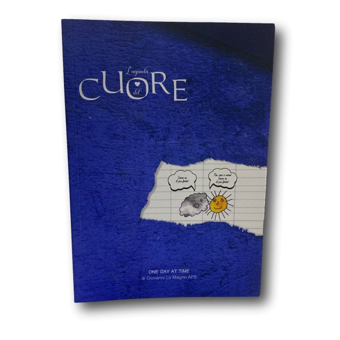 Agenda Giornaliera Ass. ONE DAY AT TIME - L'Agenda del Cuore Blu - non datata 15x21 cm 1