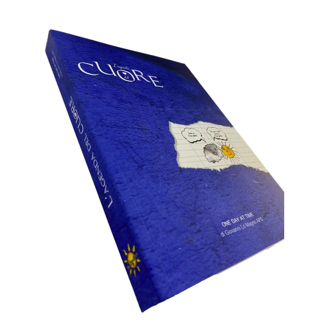Agenda Giornaliera Ass. ONE DAY AT TIME - L'Agenda del Cuore Blu - non datata 15x21 cm 2