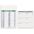 Calendario da muro 2026 olandese note sul retro mensile 12mesi vari colori 30x42cm A3 microperforato 2pz 3