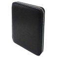 Progressio Agenda borsello 2026 con Portafoglio in Similpelle Nera, 15x21 cm, Chiusura con Zip, Tasche Portadocumenti 2