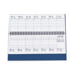 Planning settimanale ITALIA 2026 spiralato 10x30cm blu 1 2