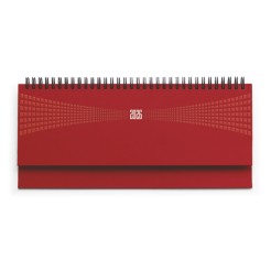 Planning settimanale Matra 2026 spiralato 15x30 cm Rosso 2