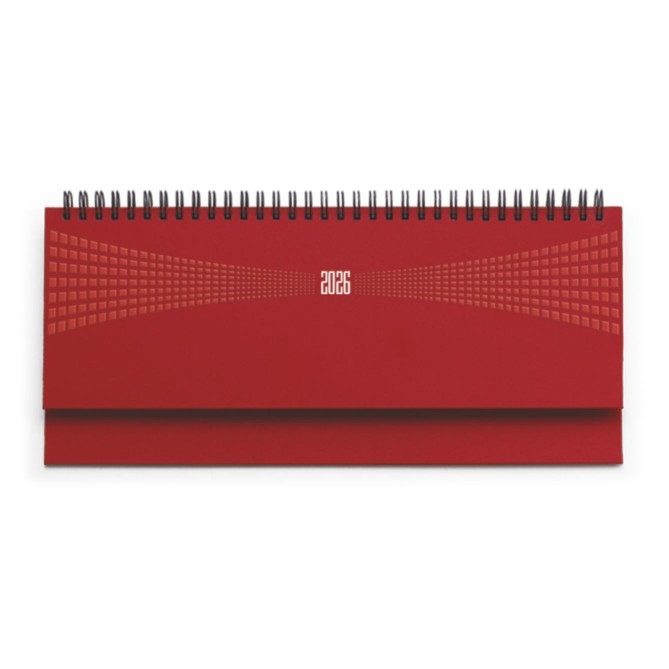 Planning settimanale Matra 2026 spiralato 15x30 cm Rosso 2