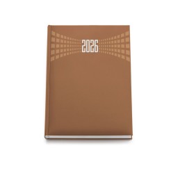 Agenda giornaliera 2026 matra 15x21cm A5 multilingua CUOIO 3
