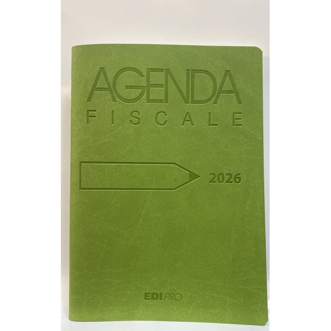 Agenda fiscale 2026 del commercialista settimanale 17x24 in ecopelle -  verde 4