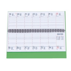 Planning settimanale Matra 2026 spiralato 15x30 cm VERDE SCURO 2 2