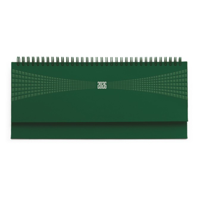 Planning settimanale Matra 2026 spiralato 15x30 cm VERDE SCURO 2