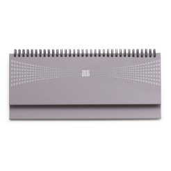 Planning settimanale Matra 2026 spiralato 15x30 cm GRIGIO 2