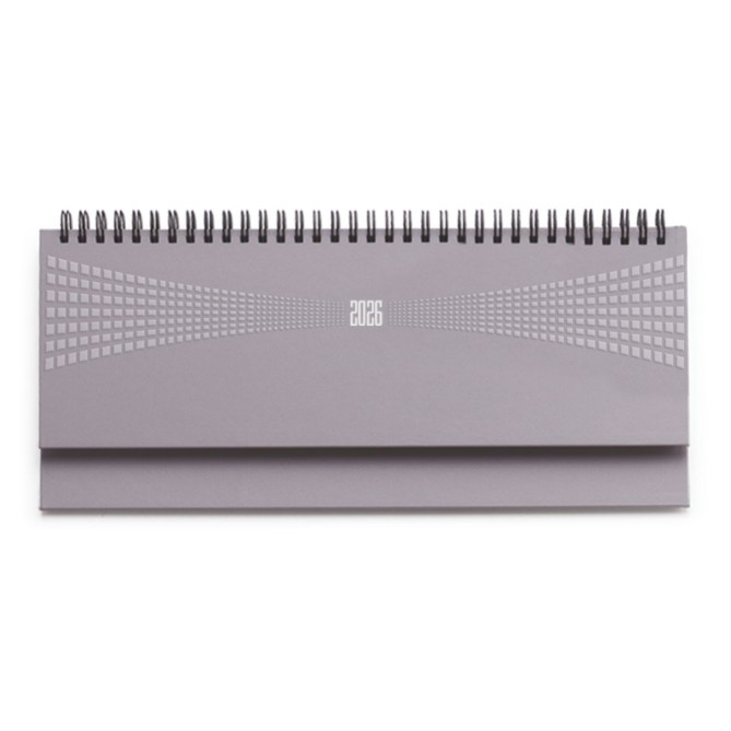 Planning settimanale Matra 2026 spiralato 15x30 cm GRIGIO 2