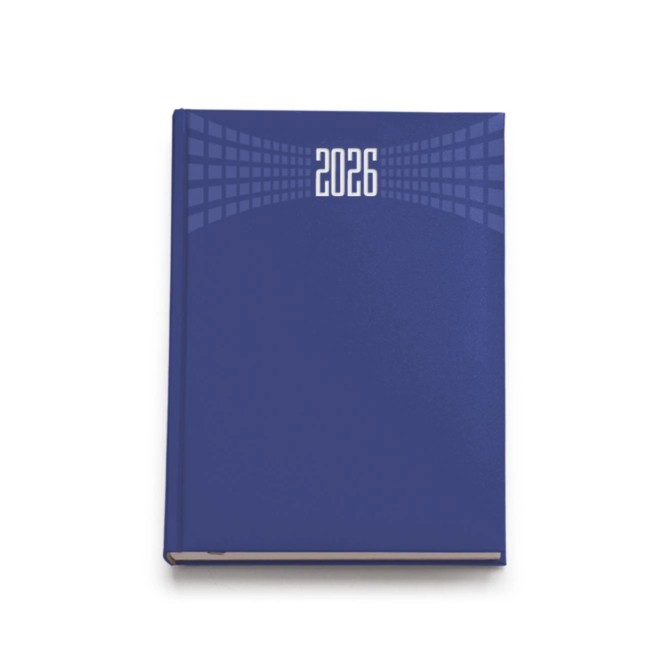 Agenda giornaliera 2026 matra 15x21cm A5 multilingua BLU royal 2