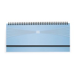 Planning settimanale 2026 spiralato 10x30cm cielo 2