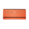 Planning settimanale 2026 spiralato 10x30cm Arancio 2
