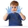 Ditacolor Tempera a Dita per Bambini, 6 Colori x 100g, Lavabile e Gluten Free, Valigetta con Manico, Made in Italy 2