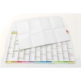 Calendario da muro 2026 annuale PIEGATO 365 giorni multicolor 87x62cm unico foglio 5