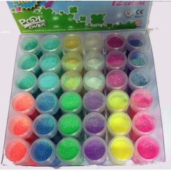 Brillantina In Polvere Fluo Barattolo Da 8 Gr Scegli Il Colore 1 2