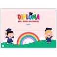 Diploma della scuola dell'infanzia A4 - in cartoncino decorativo festoso 21x29,7 cm 3