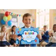 Diploma della scuola dell'infanzia A4 - in cartoncino decorativo festoso 21x29,7 cm 1
