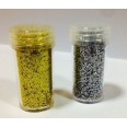 Brillantina In Polvere In Barattolo Da 8 Gr Gold/silver 1