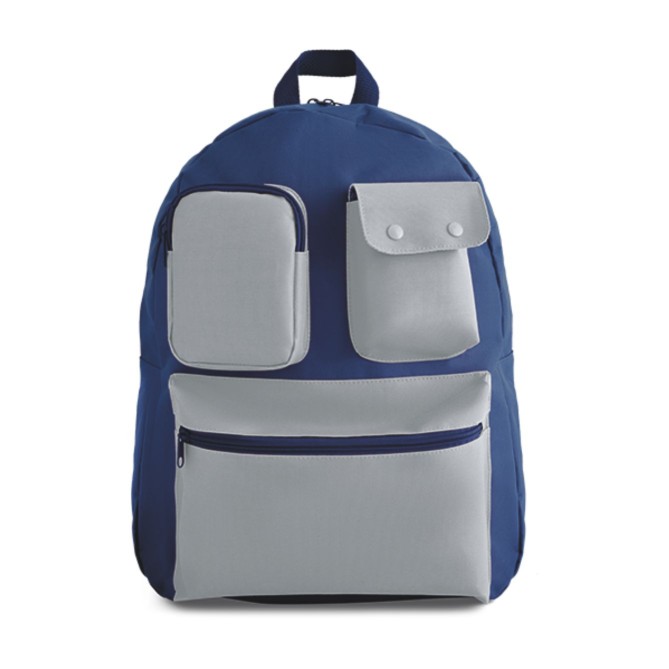 Zaino in poliestere ColorPop 3 tasche frontali - dimensioni 34x44x14,5 cm 1
