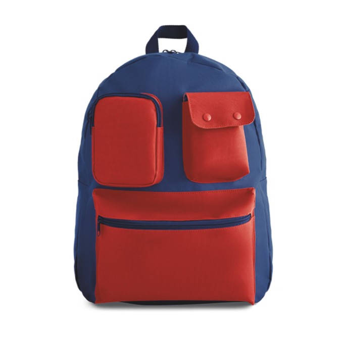 Zaino in poliestere ColorPop 3 tasche frontali - dimensioni 34x44x14,5 cm 3