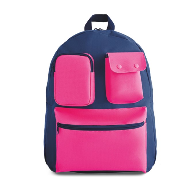 Zaino in poliestere ColorPop 3 tasche frontali - dimensioni 34x44x14,5 cm 4