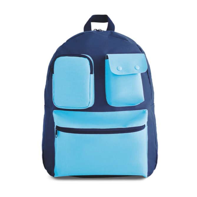 Zaino in poliestere ColorPop 3 tasche frontali - dimensioni 34x44x14,5 cm 6