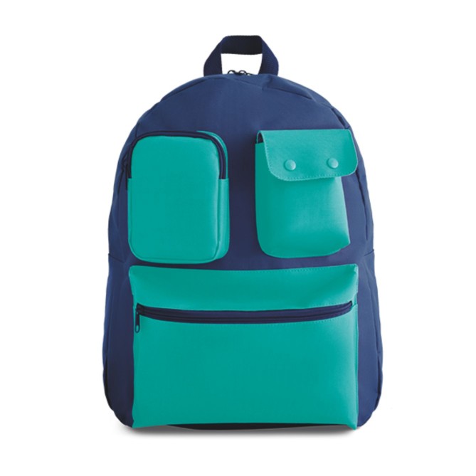 Zaino in poliestere ColorPop 3 tasche frontali - dimensioni 34x44x14,5 cm 7