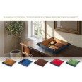 Svuotatasche In Ecopelle Bi Colore Rosso E Blu 17x17 Posa Oggetti 3