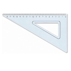 Set squadre per MANCINI - squadre 45°/20 cm - 60°/20 cm - 2 PEZZI 1 2