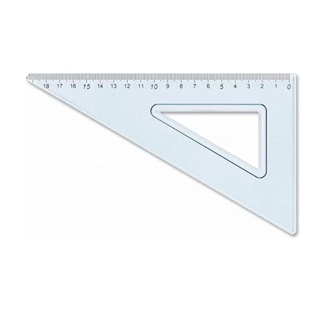 Set squadre per MANCINI - squadre 45°/20 cm - 60°/20 cm - 2 PEZZI 2