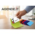 Porta Card e Tessere Magnetiche, 2 Tasche, Morbido Tessuto Gommoso, 100 Pezzi 12