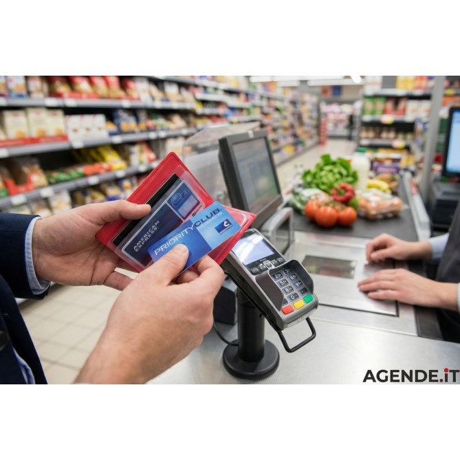 Porta Card e Tessere Magnetiche, 6 Tasche, Morbido Tessuto Gommoso, 2 Pezzi VERDE 6