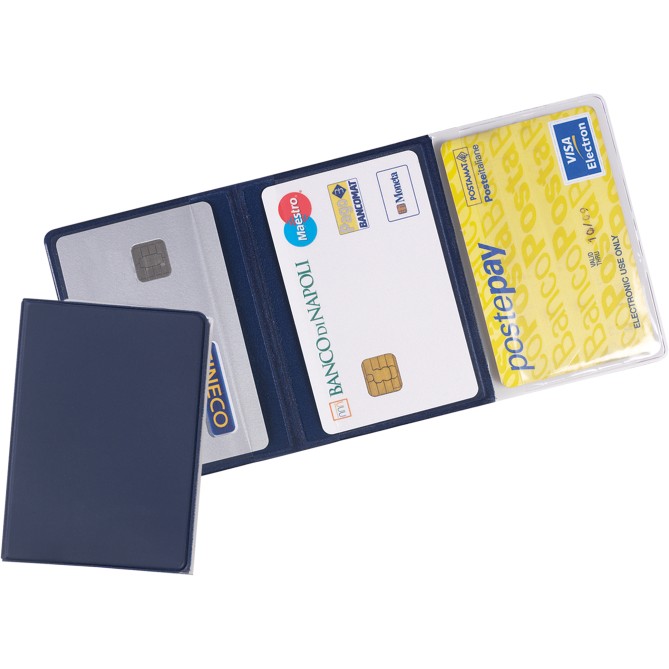 Porta Card e Tessere Magnetiche, 3 Tasche, Morbido Tessuto Gommoso, 2 Pezzi 4