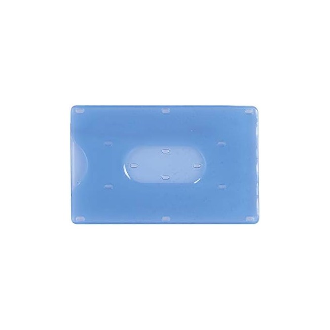 Porta Tessere in Plastica Rigida 9x6 cm - PZ 2, per Carte di Credito e Tessera Magnetica 5