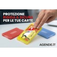 Porta Tessere in Plastica Rigida 9x6 cm - PZ 2, per Carte di Credito e Tessera Magnetica 10