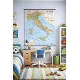 Carta Geografica Murale Italia, Bifacciale Fisica/Politica, 100x140 cm carta plastificata - Scala 1:1.100.000 6