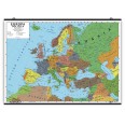Carta Geografica Murale Europa 100x140 Scolastica Bifacciale Fisica E Politica 1 3.500.000 3