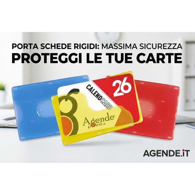Porta Tessere in Plastica Rigida 9x6 cm, per Carte di Credito e Tessera Magnetica, 200 Pezzi 8