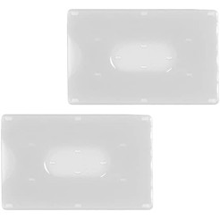 Porta Tessere in Plastica Rigida 9x6 cm, per Carte di Credito e Tessera Magnetica, 50 Pezzi 11 2