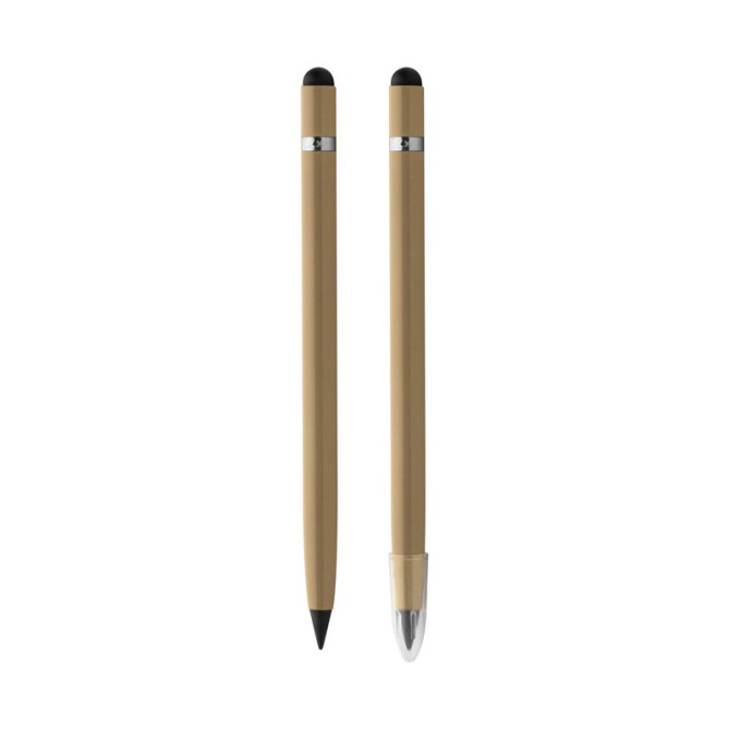 Matita Infinita Eterna con touch, Set di 2 pezzi, Non Richiede Temperino, GOMMA INTERNA 14,8 cm 3