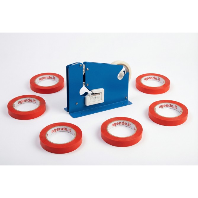 Sigillatrice per Sacchetti con 6 NASTRI,  in Metallo Automatica Sigilla Chiudi Sacchetti per Plastica 22 x 15 cm 4