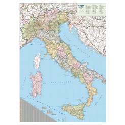Carta Geografica Murale Italia Stradale 100x140 - SCALA 1:1.000.000 1