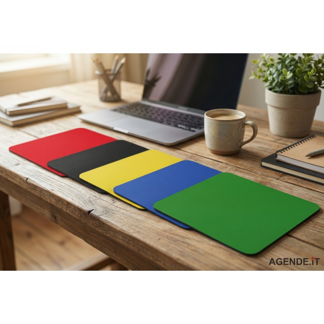 Tappetino Per Mouse Antiscivolo In Poliestere 2 Pezzi - 22x18 cm 6