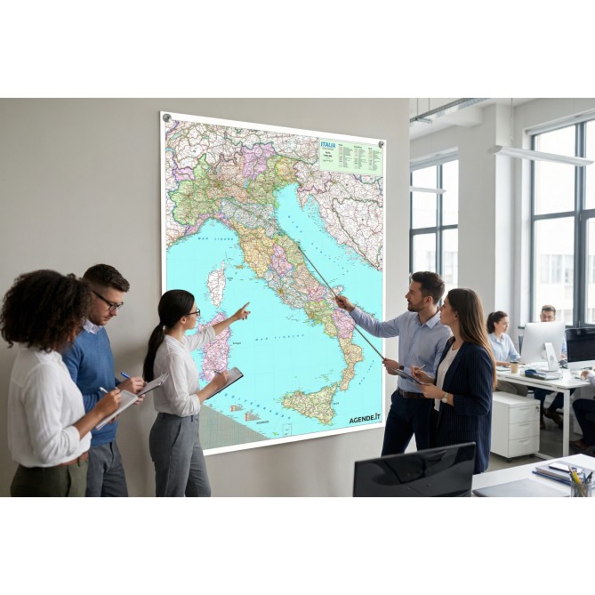 Carta Geografica Murale Italia Stradale 100x140 - SCALA 1:1.000.000 3