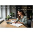 Planning Settimanale 2027 Spiralato, A4 21x30cm, 55 Fogli, Orario con Righe Bianche e Grigie 6