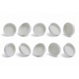 Tappi in Plastica semiTrasparente per Tubi, 10 pezzi , Diametro 45mm, per Spedizioni e Uso Generale 4