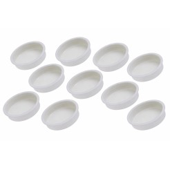 Tappi in Plastica semiTrasparente per Tubi, 10 pezzi , Diametro 45mm, per Spedizioni e Uso Generale 5