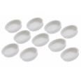 Tappi in Plastica semiTrasparente per Tubi, 10 pezzi , Diametro 45mm, per Spedizioni e Uso Generale 5