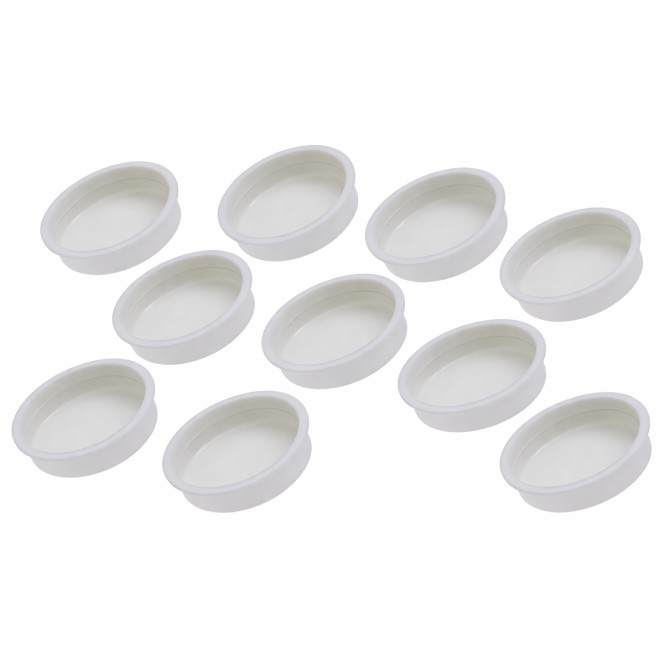 Tappi in Plastica semiTrasparente per Tubi, 10 pezzi , Diametro 28,5 mm, per Spedizioni e Uso Generale 6